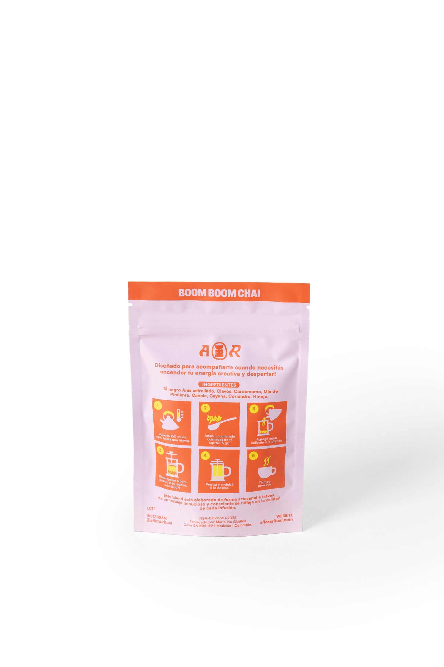 Boom Boom Chai (Con Té negro)